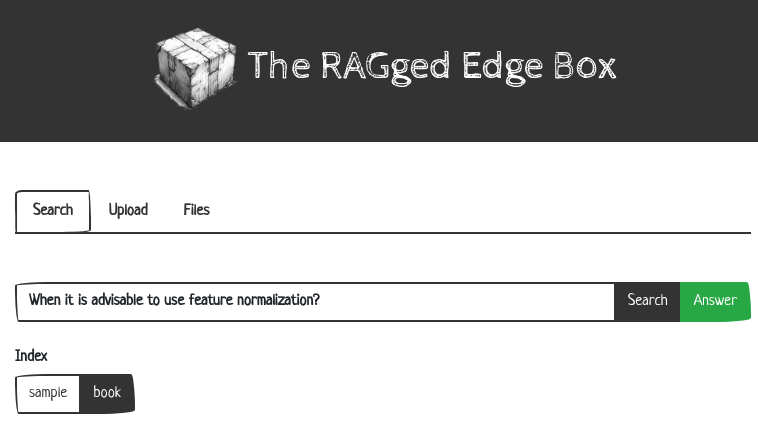 Ragged Edge Interface